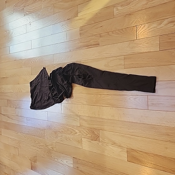 RARE, VINTAGE GIANFRANCO FERRE Chocolate Brown Asymmetrical Wrap Crop Top - Picture 11 of 11